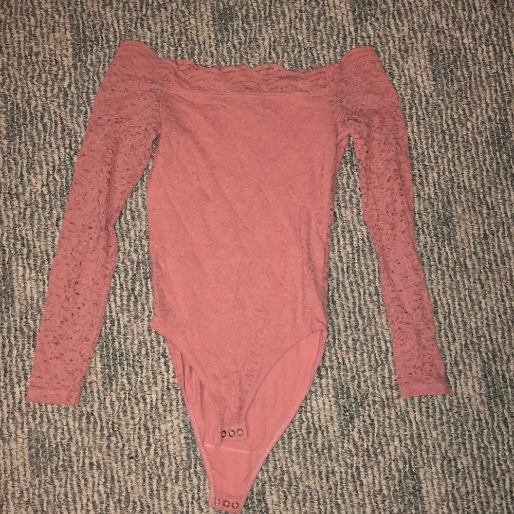 Hollister off the shoulder body suit